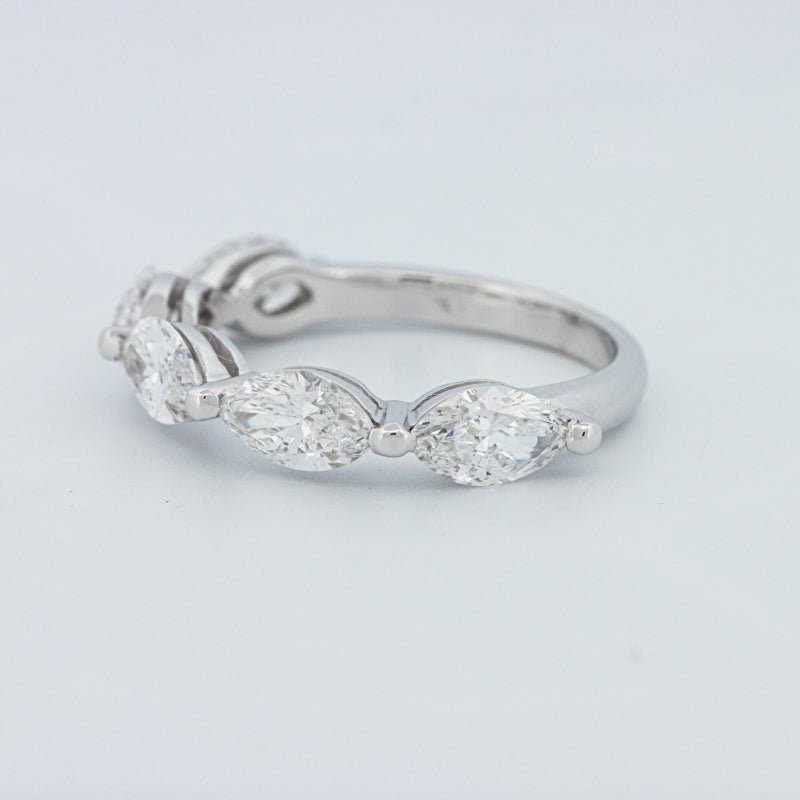 5 Half Marquise Floating Eternity Ring (LG) - ZIZOV DIAMONDS