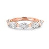 5 Half Marquise Floating Eternity Ring (LG) - ZIZOV DIAMONDS