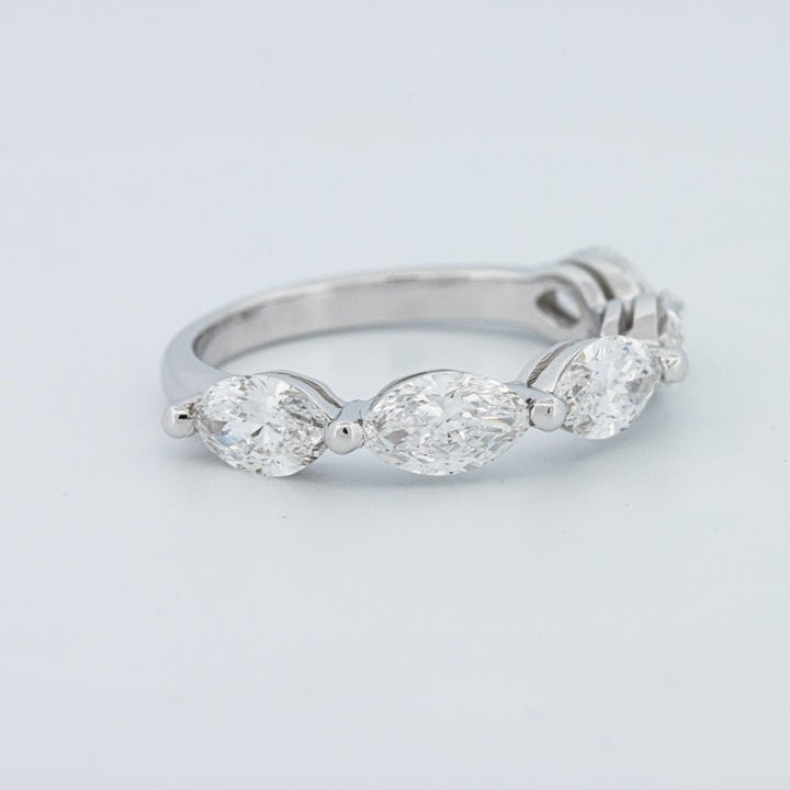 5 Half Marquise Floating Eternity Ring (LG) - ZIZOV DIAMONDS