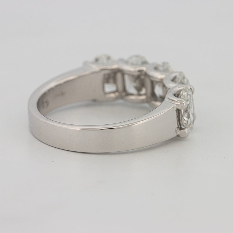 5 Half Oval Floating Eternity Ring (LG) - ZIZOV DIAMONDS