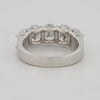 5 Half Oval Floating Eternity Ring (LG) - ZIZOV DIAMONDS