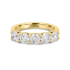 5 Half Round Floating Eternity Ring - ZIZOV DIAMONDS