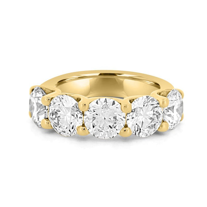 5 Half Round Floating Eternity Ring (LG) - ZIZOV DIAMONDS