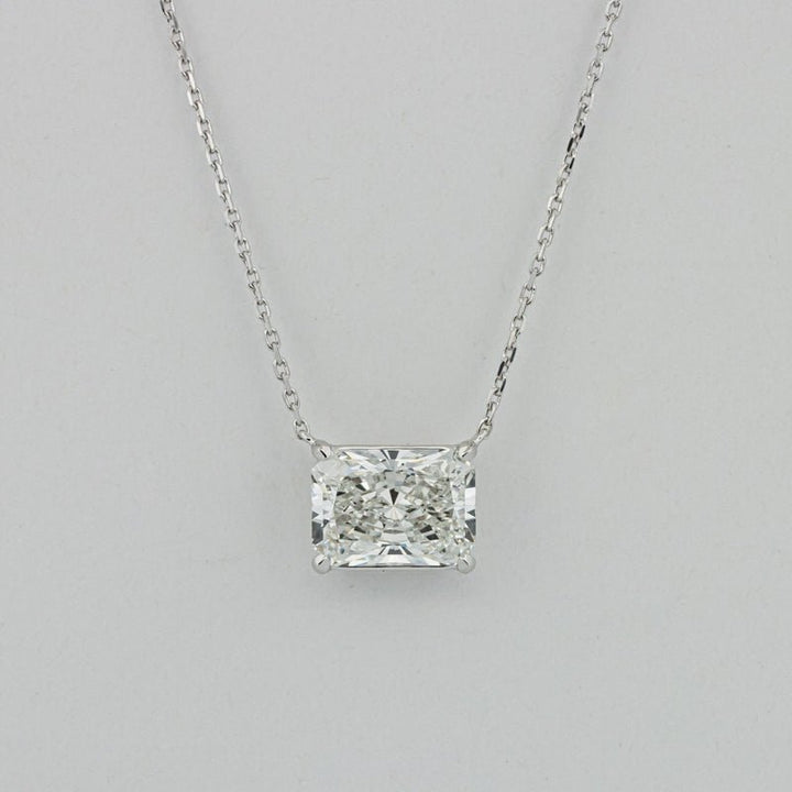 5.53 CT Radiant Cut Classic Pendant (LG) - ZIZOV DIAMONDS