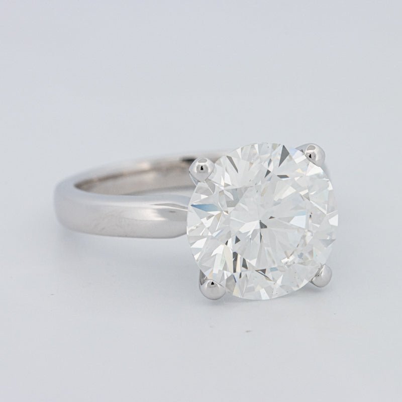 5.56 CT Classic Round Cut Solitaire Ring (LG) - ZIZOV DIAMONDS