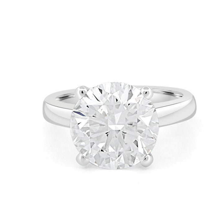 5.56 CT Classic Round Cut Solitaire Ring (LG) - ZIZOV DIAMONDS