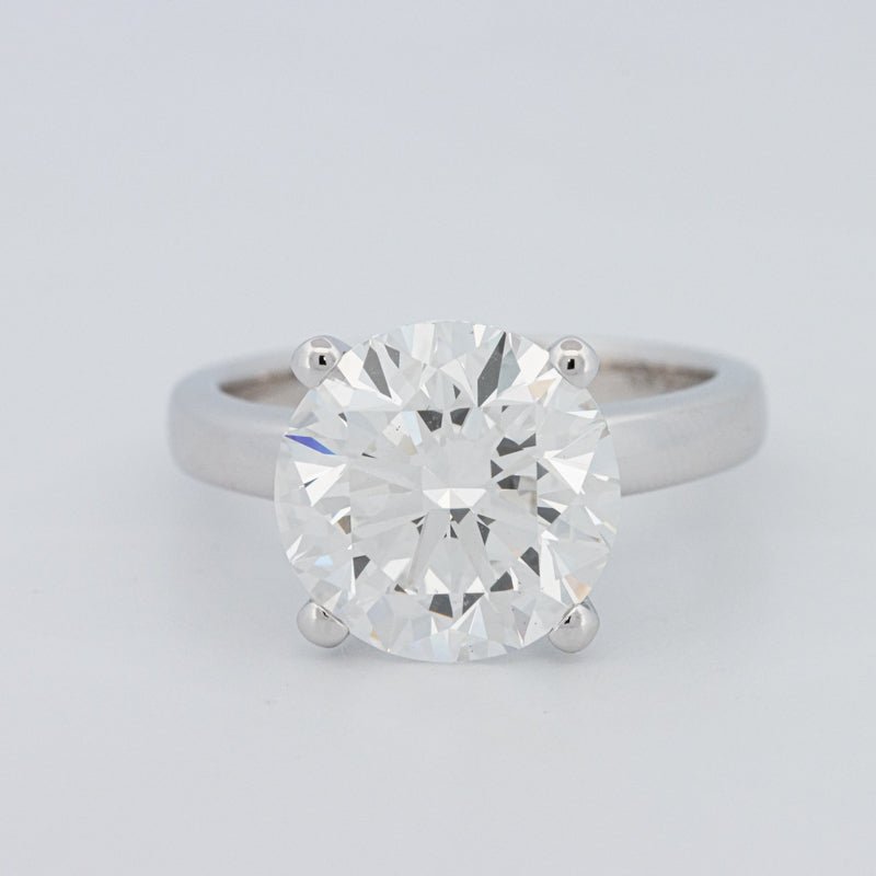 5.56 CT Classic Round Cut Solitaire Ring (LG) - ZIZOV DIAMONDS