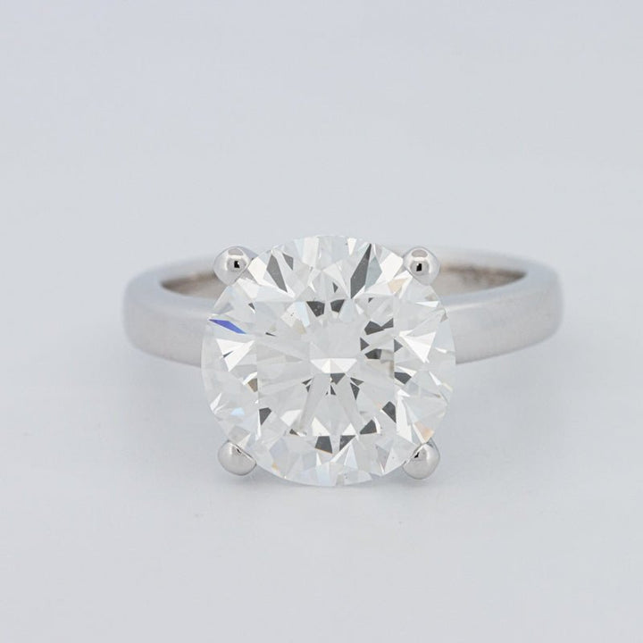 5.56 CT Classic Round Cut Solitaire Ring (LG) - ZIZOV DIAMONDS