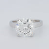 5.56 CT Classic Round Cut Solitaire Ring (LG) - ZIZOV DIAMONDS