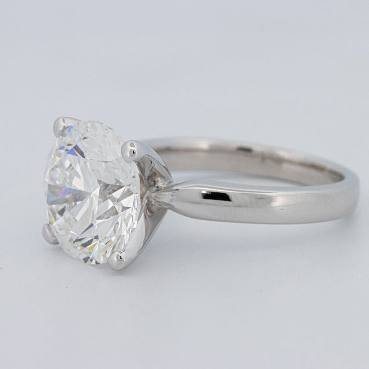 5.56 CT Classic Round Cut Solitaire Ring (LG) - ZIZOV DIAMONDS