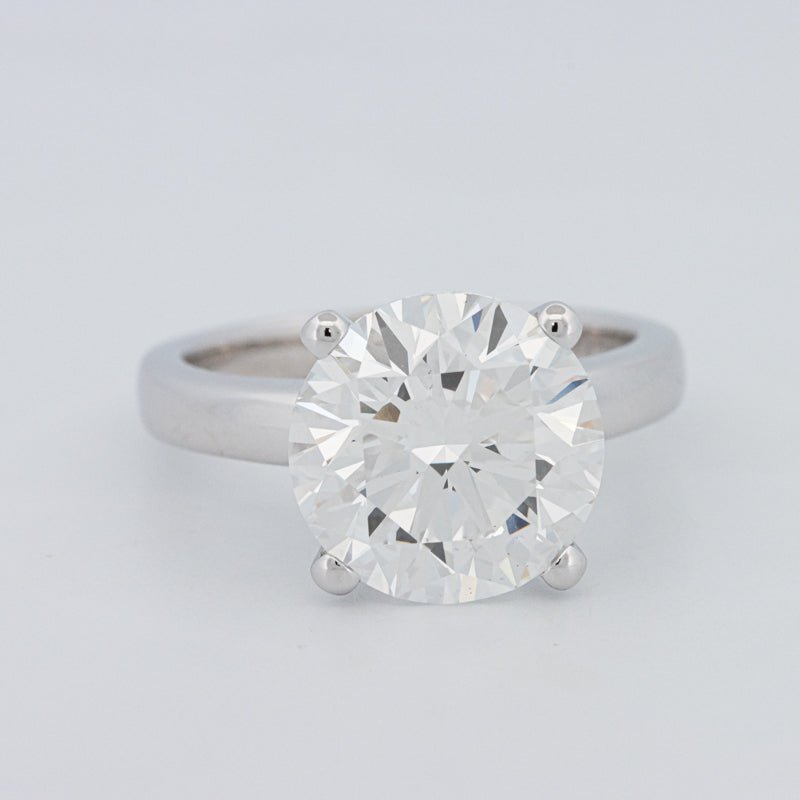 5.56 CT Classic Round Cut Solitaire Ring (LG) - ZIZOV DIAMONDS