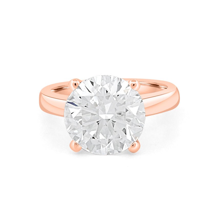 5.56 CT Classic Round Cut Solitaire Ring (LG) - ZIZOV DIAMONDS