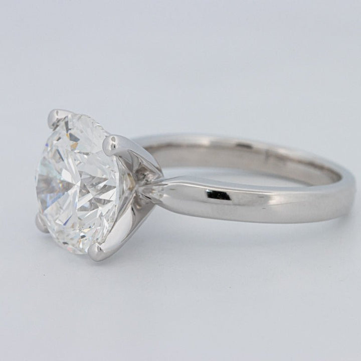 5.56 CT Classic Round Cut Solitaire Ring (LG) - ZIZOV DIAMONDS