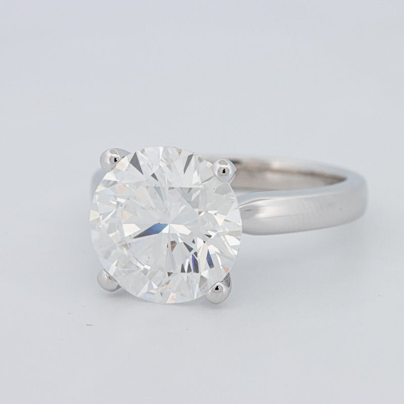 5.56 CT Classic Round Cut Solitaire Ring (LG) - ZIZOV DIAMONDS