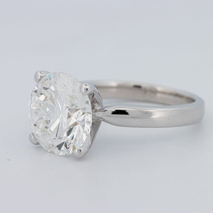 5.56 CT Classic Round Cut Solitaire Ring (LG) - ZIZOV DIAMONDS