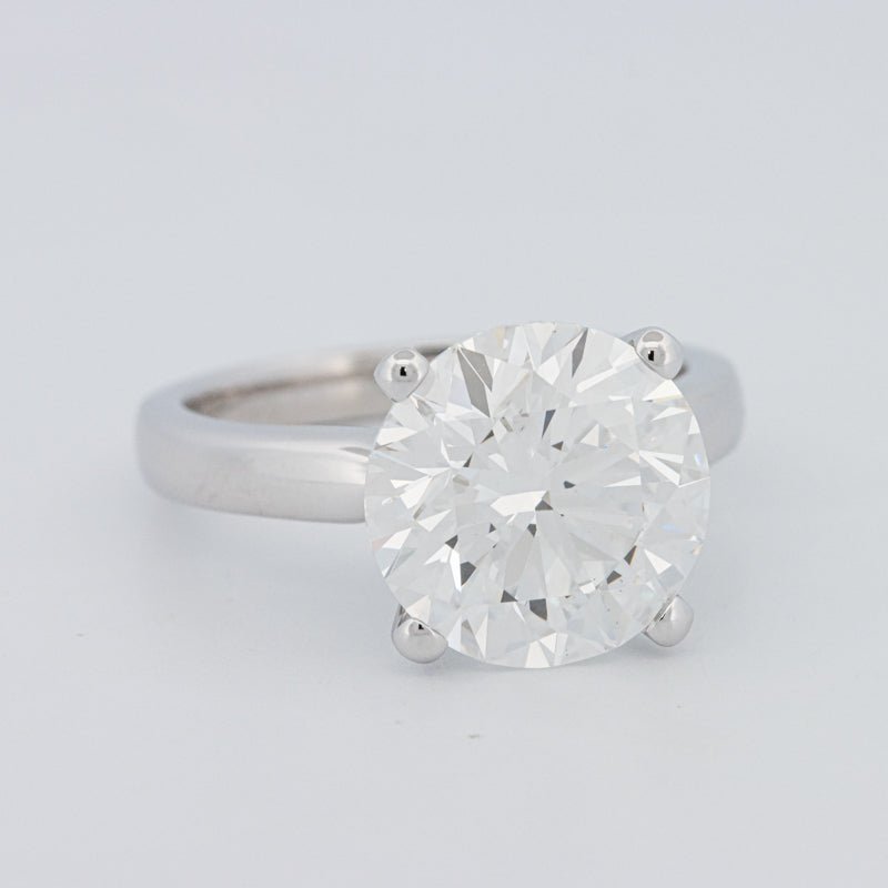 5.56 CT Classic Round Cut Solitaire Ring (LG) - ZIZOV DIAMONDS