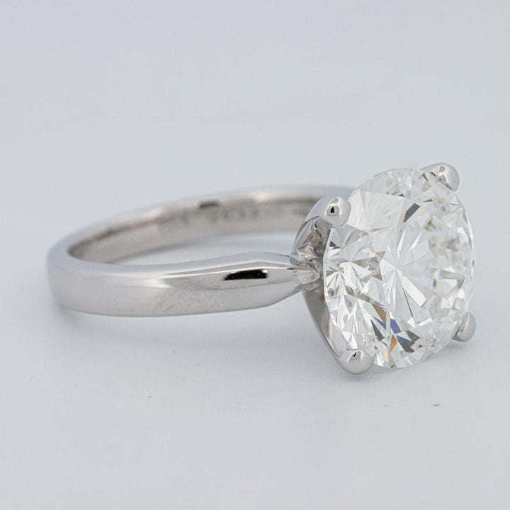 5.56 CT Classic Round Cut Solitaire Ring (LG) - ZIZOV DIAMONDS