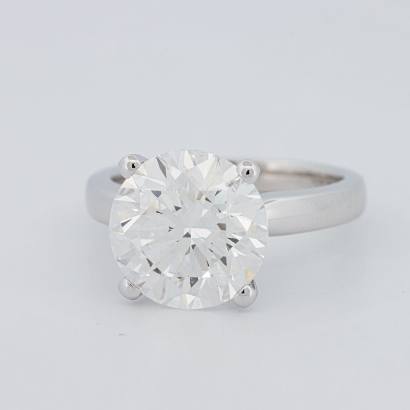 5.56 CT Classic Round Cut Solitaire Ring (LG) - ZIZOV DIAMONDS