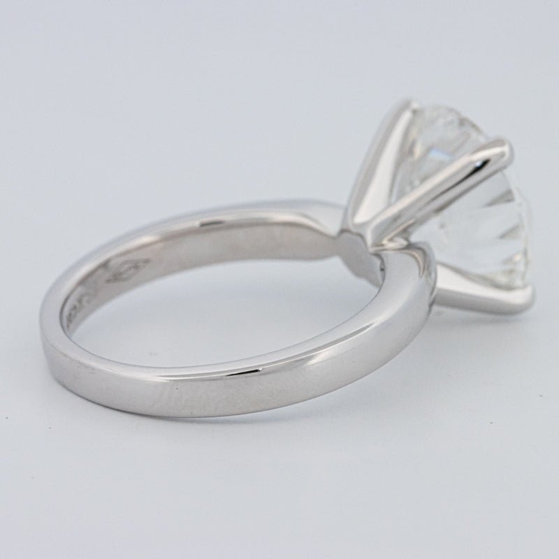 5.56 CT Classic Round Cut Solitaire Ring (LG) - ZIZOV DIAMONDS