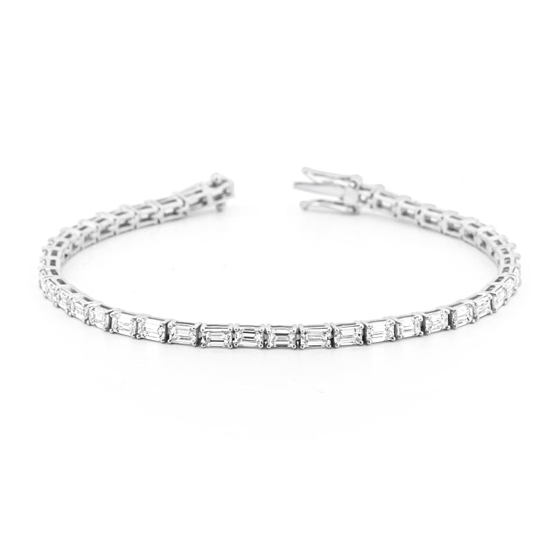 6 CT Emerald Tennis Bracelet (LG) - ZIZOV DIAMONDS