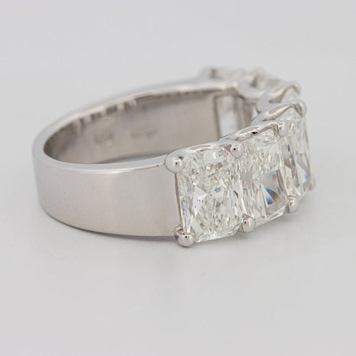 6 Half Radiant Floating Eternity Ring (LG) - ZIZOV DIAMONDS