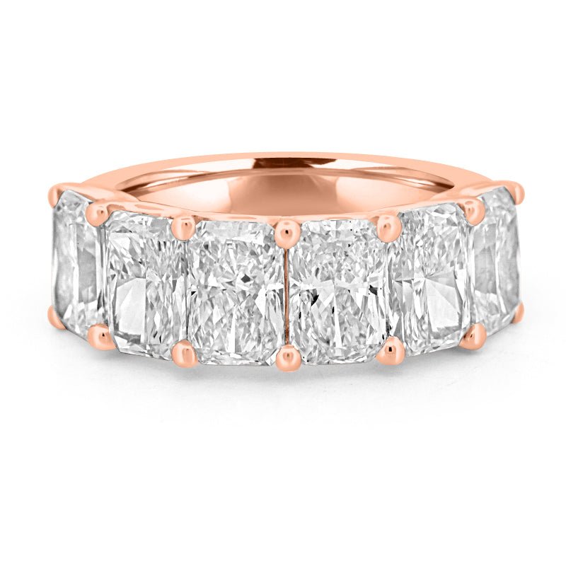 6 Half Radiant Floating Eternity Ring (LG) - ZIZOV DIAMONDS