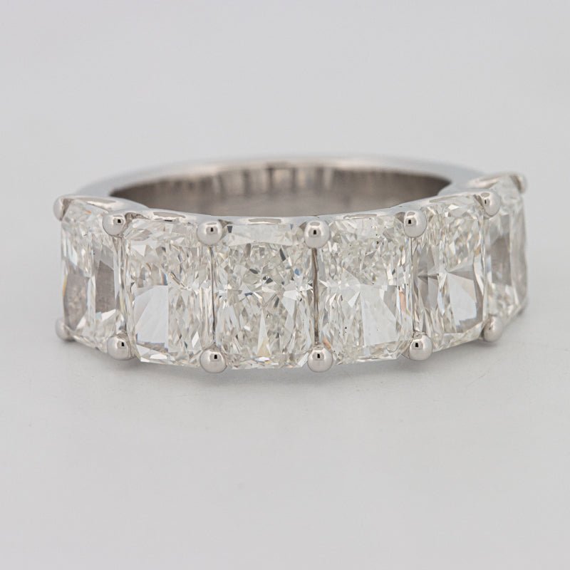 6 Half Radiant Floating Eternity Ring (LG) - ZIZOV DIAMONDS