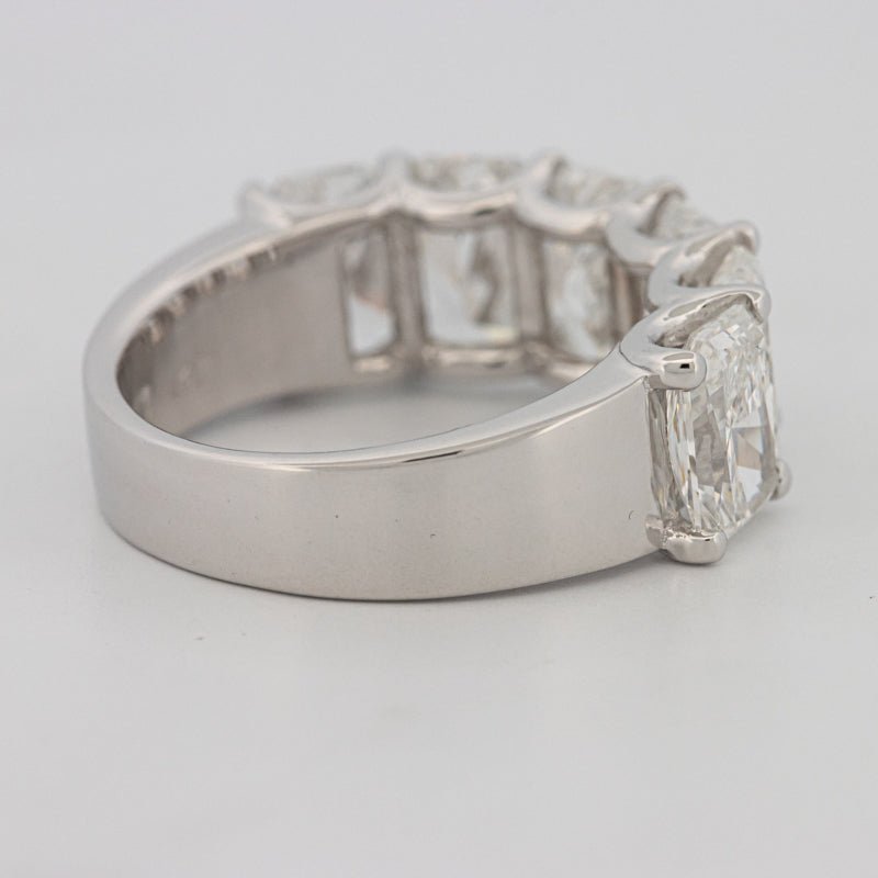 6 Half Radiant Floating Eternity Ring (LG) - ZIZOV DIAMONDS