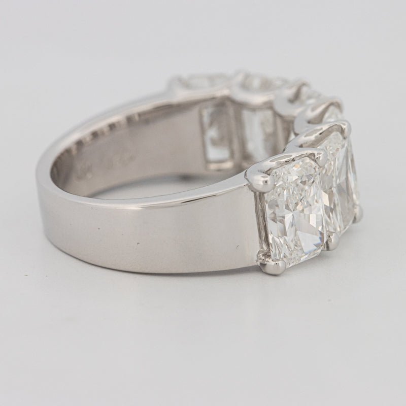 6 Half Radiant Floating Eternity Ring (LG) - ZIZOV DIAMONDS