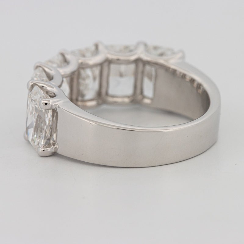 6 Half Radiant Floating Eternity Ring (LG) - ZIZOV DIAMONDS