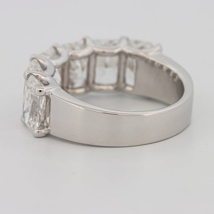 6 Half Radiant Floating Eternity Ring (LG) - ZIZOV DIAMONDS