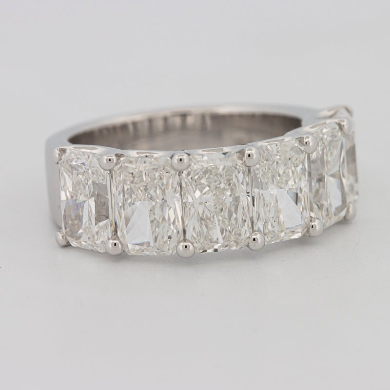 6 Half Radiant Floating Eternity Ring (LG) - ZIZOV DIAMONDS