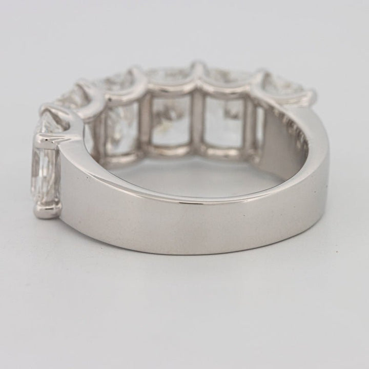 6 Half Radiant Floating Eternity Ring (LG) - ZIZOV DIAMONDS