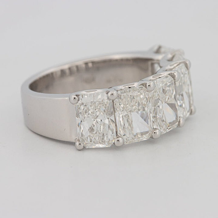 6 Half Radiant Floating Eternity Ring (LG) - ZIZOV DIAMONDS