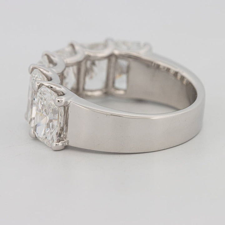 6 Half Radiant Floating Eternity Ring (LG) - ZIZOV DIAMONDS