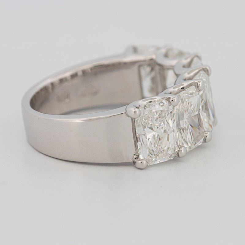 6 Half Radiant Floating Eternity Ring (LG) - ZIZOV DIAMONDS