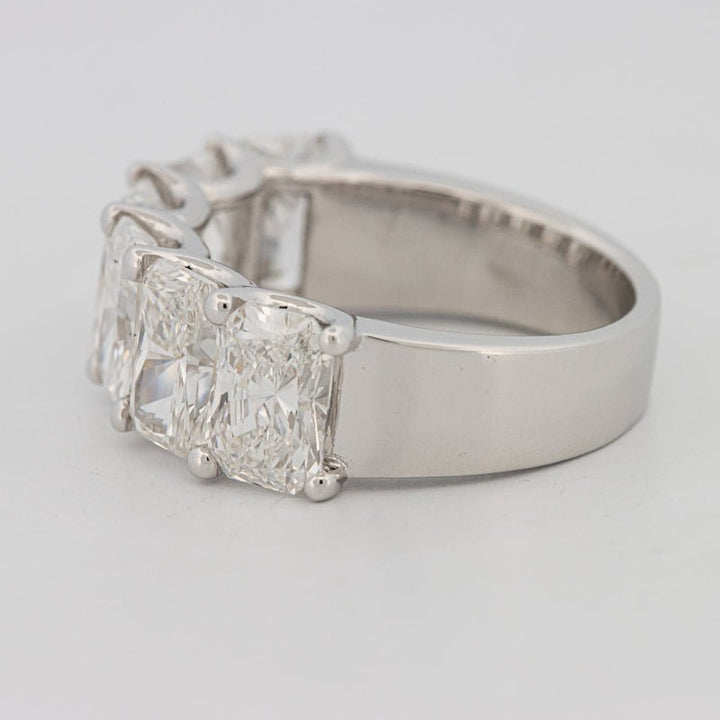 6 Half Radiant Floating Eternity Ring (LG) - ZIZOV DIAMONDS