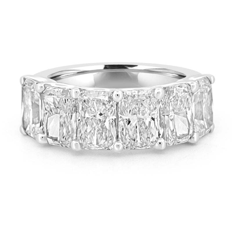 6 Half Radiant Floating Eternity Ring (LG) - ZIZOV DIAMONDS
