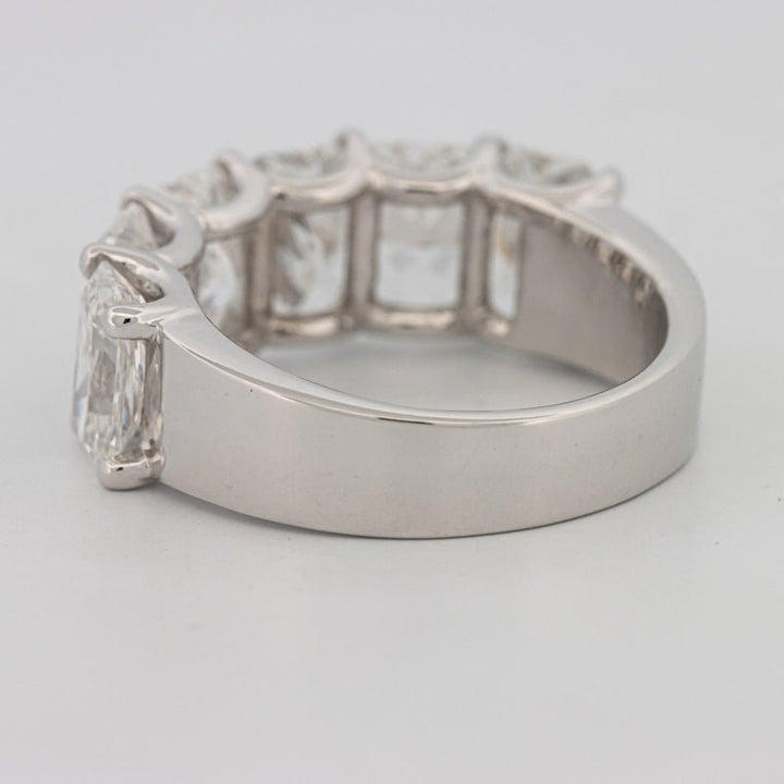 6 Half Radiant Floating Eternity Ring (LG) - ZIZOV DIAMONDS