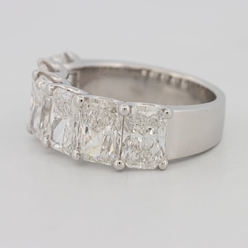 6 Half Radiant Floating Eternity Ring (LG) - ZIZOV DIAMONDS