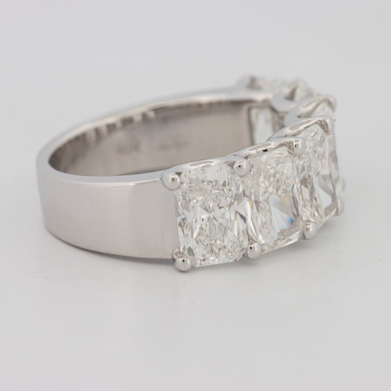 6 Half Radiant Floating Eternity Ring (LG) - ZIZOV DIAMONDS