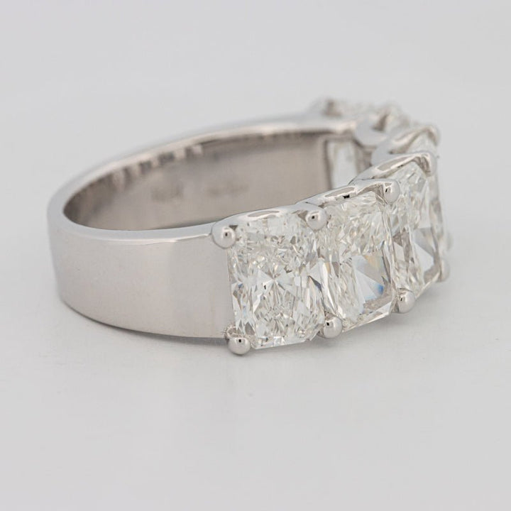 6 Half Radiant Floating Eternity Ring (LG) - ZIZOV DIAMONDS