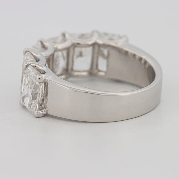 6 Half Radiant Floating Eternity Ring (LG) - ZIZOV DIAMONDS
