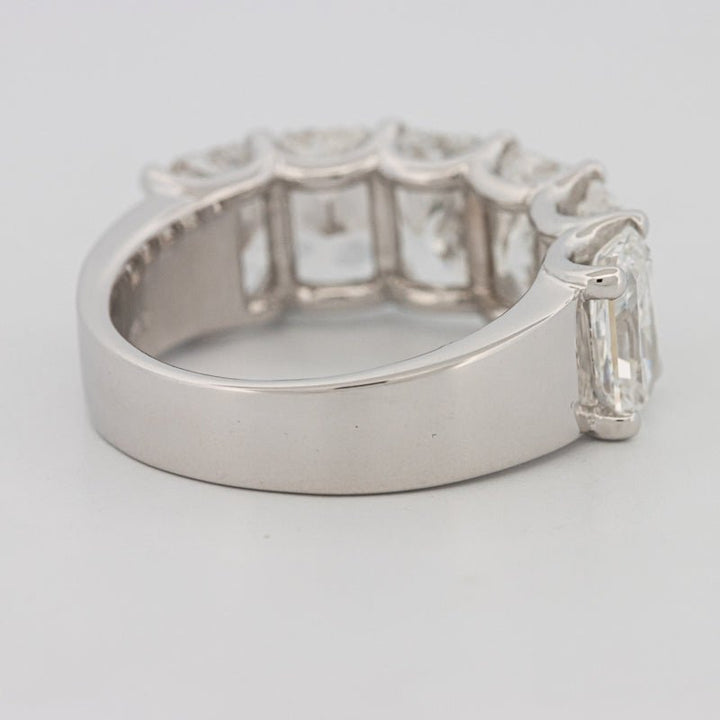 6 Half Radiant Floating Eternity Ring (LG) - ZIZOV DIAMONDS