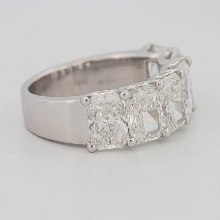 6 Half Radiant Floating Eternity Ring (LG) - ZIZOV DIAMONDS