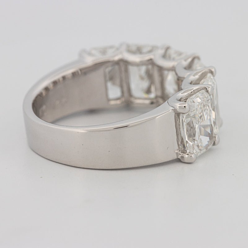 6 Half Radiant Floating Eternity Ring (LG) - ZIZOV DIAMONDS