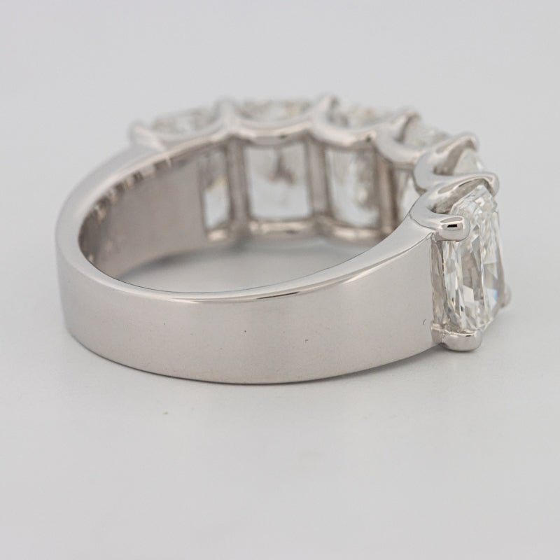 6 Half Radiant Floating Eternity Ring (LG) - ZIZOV DIAMONDS