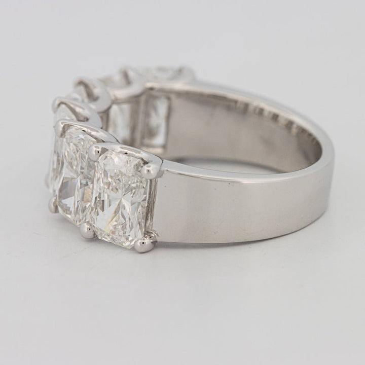 6 Half Radiant Floating Eternity Ring (LG) - ZIZOV DIAMONDS