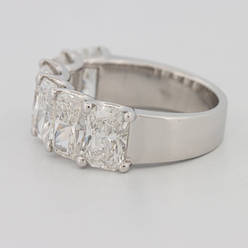 6 Half Radiant Floating Eternity Ring (LG) - ZIZOV DIAMONDS