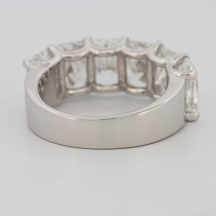 6 Half Radiant Floating Eternity Ring (LG) - ZIZOV DIAMONDS